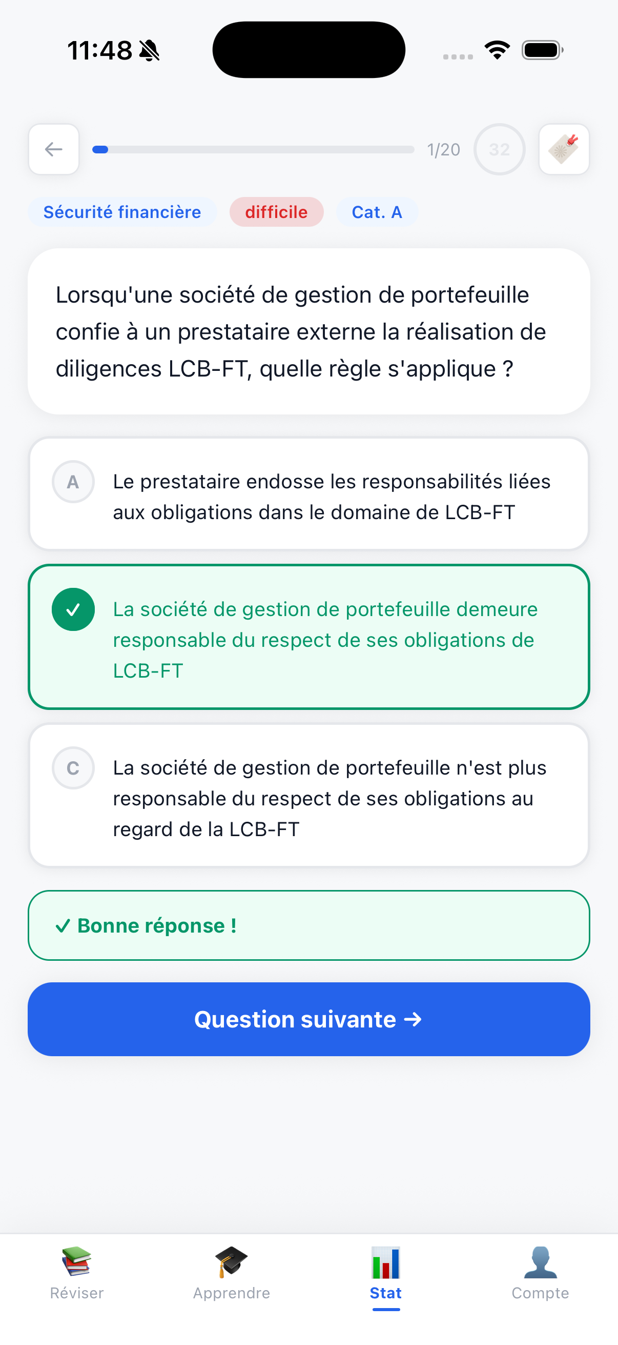 Mode Réviser